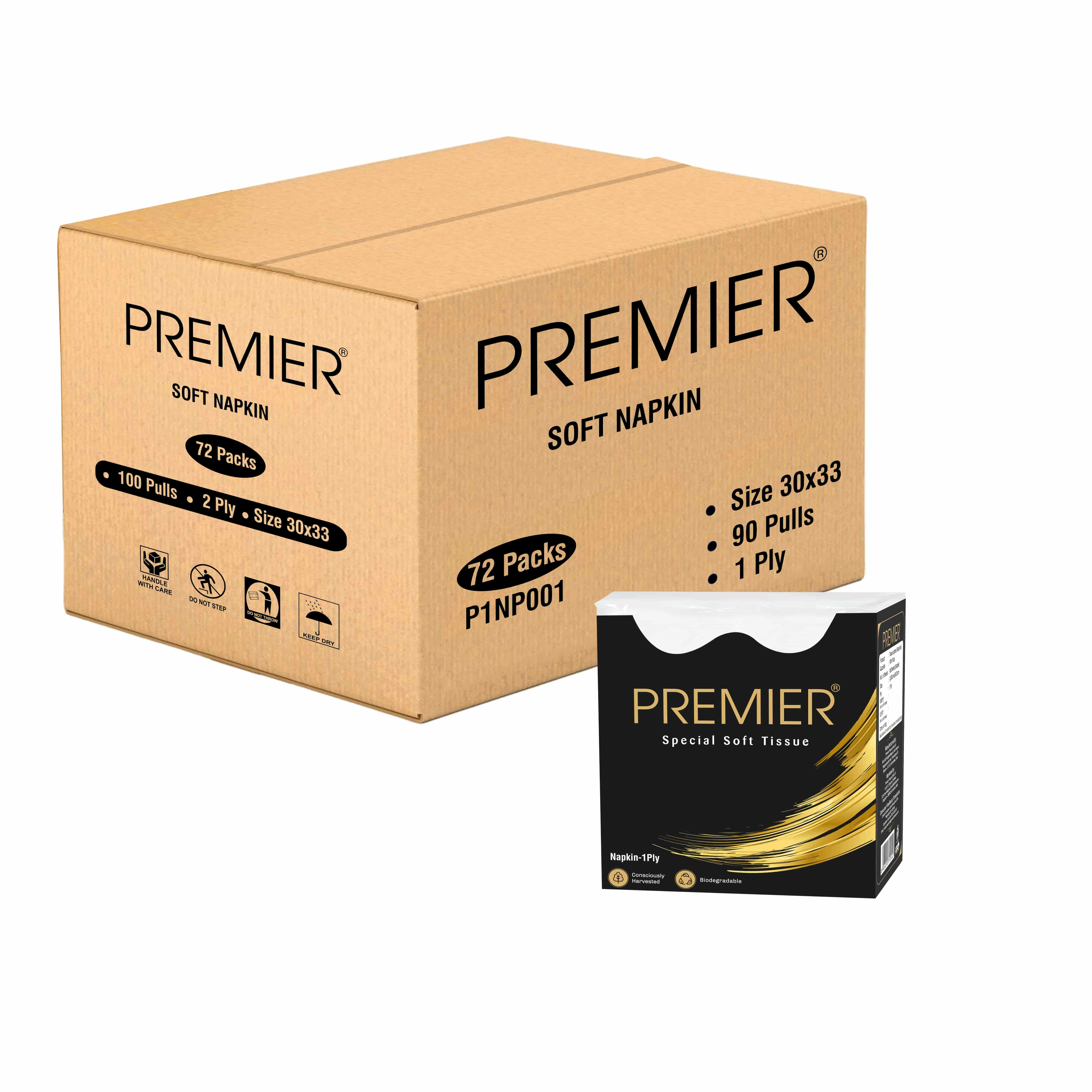 Premier Tissue Paper 90 pulls 30x33